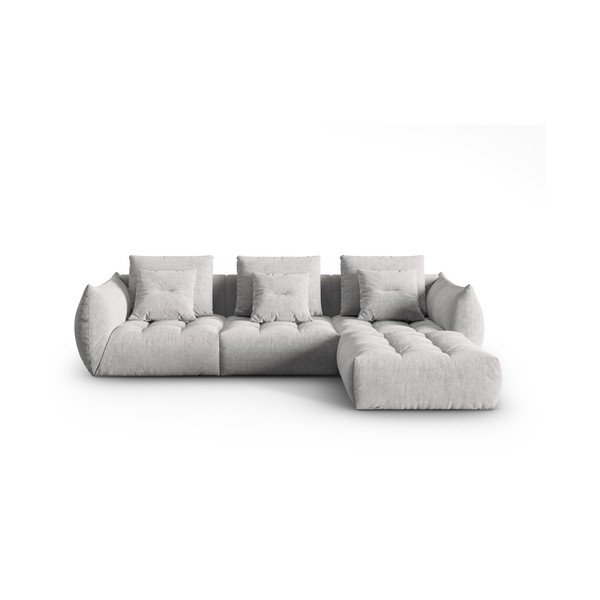 Světle šedá rohová pohovka (variabilní roh) Bloom – Micadoni Home