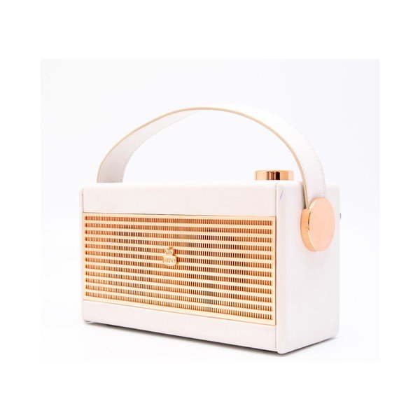 Krémově bílé rádio GPO Darcy Black Wo294-image-2