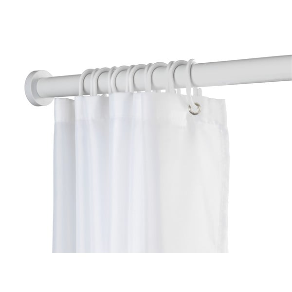 Bílá teleskopická tyč do koupelny Wenko Luz, délka 70-115 cm-image-3