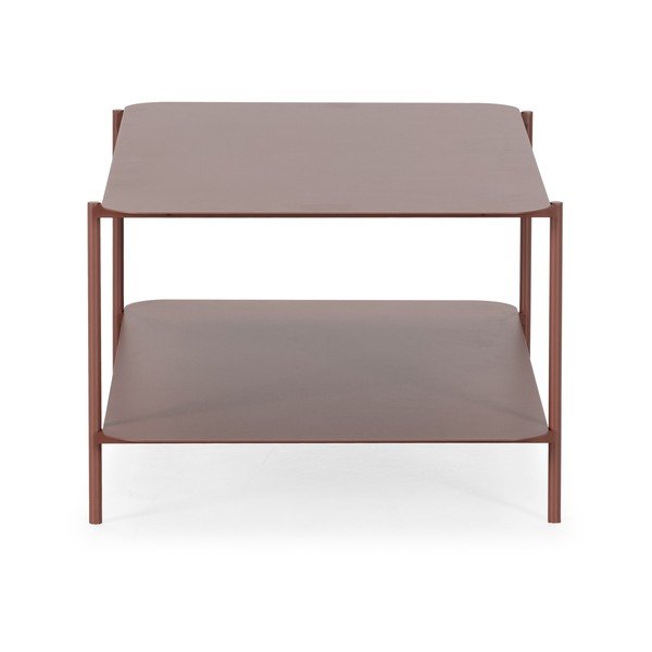 Kovový konferenční stolek v terakotové barvě 58x90 cm Beatrix – MOME-image-4