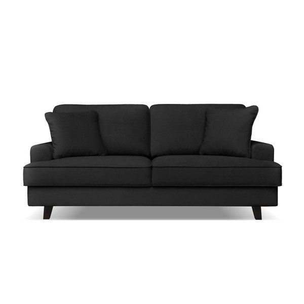 Černá pohovka pro tři Cosmopolitan design Berlin