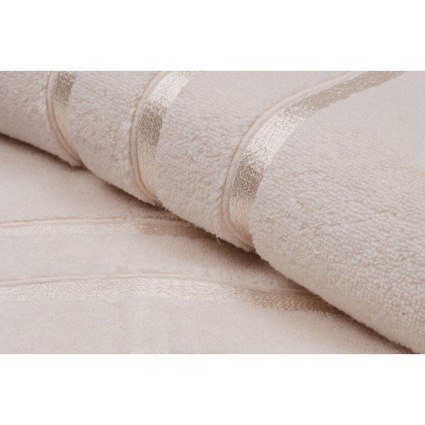 Světle žlutá froté bavlněné osušky v sadě 2 ks 70x140 cm Dolce – Foutastic-image-4