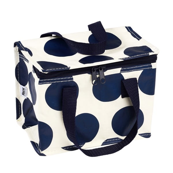 Modrá/krémová chladicí taška Spotlight – Rex London