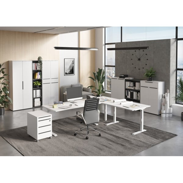 Bílá uzamykatelné skříňka 42x63 cm Mailand – Germania-image-4