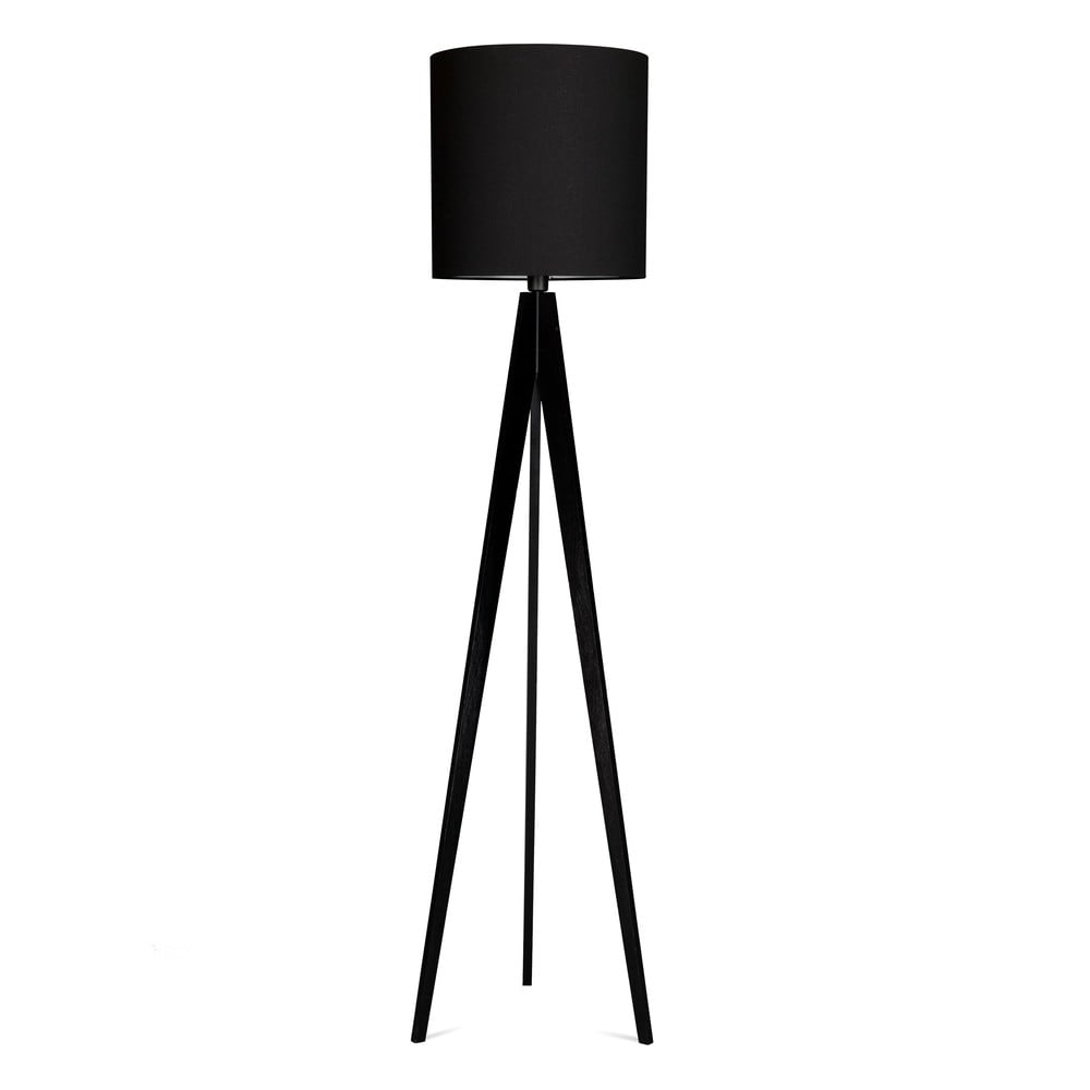 Stojací lampa 4room Artist Black/Black, 125x33 cm