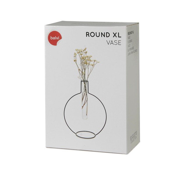 Černá váza Balvi Silhouette Round-image-2