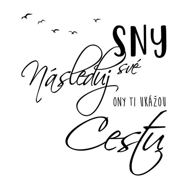 Samolepka na zeď s citátem Ambiance Následuj své sny-image-2
