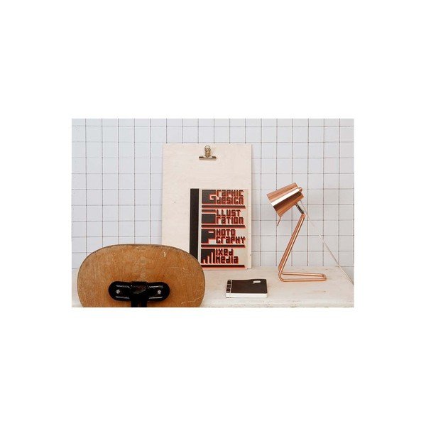 Stolní lampa v měděné barvě Leitmotiv Z Metal-image-2