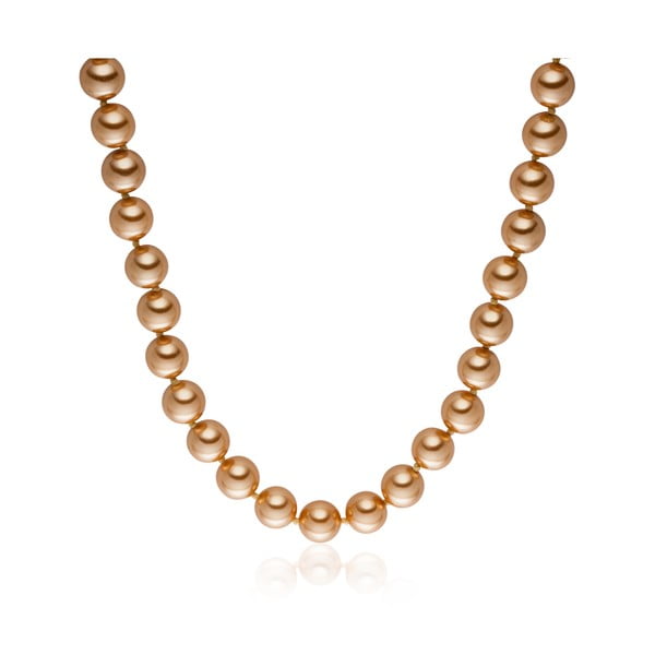 Zlatý perlový náhrdelník Nova Pearls Copenhagen Mara de Vida, 50 cm