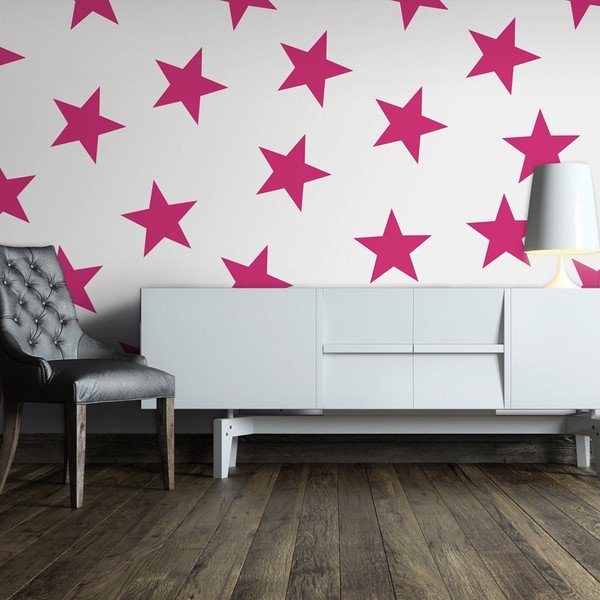 Velkoformátová tapeta Artgeist Pink Star, 400 x 280 cm-image-1