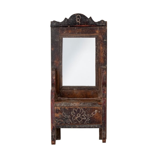 Nástěnné zrcadlo s dřevěným rámem 17,5x43 cm Sehar – Bloomingville-image-3