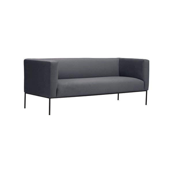 Tmavě šedá pohovka Windsor & Co Sofas Neptune, 195 cm-image-2