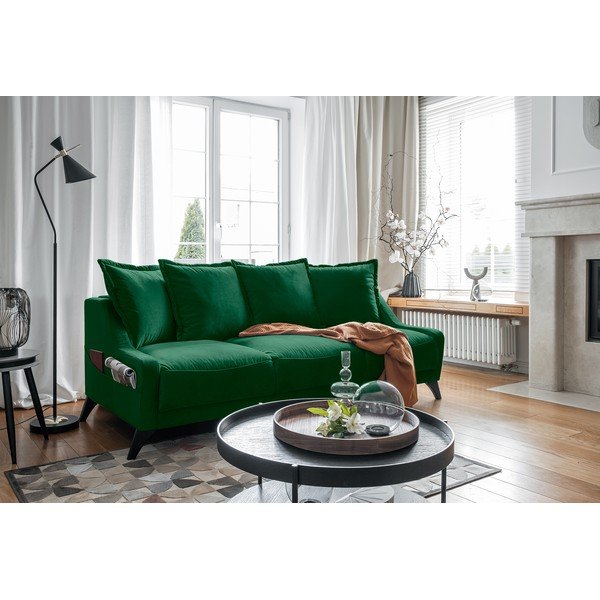 Zelená sametová pohovka Miuform Royal Rose-image-4