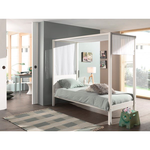 Bílý bavlněný baldachýn – Vipack-image-1