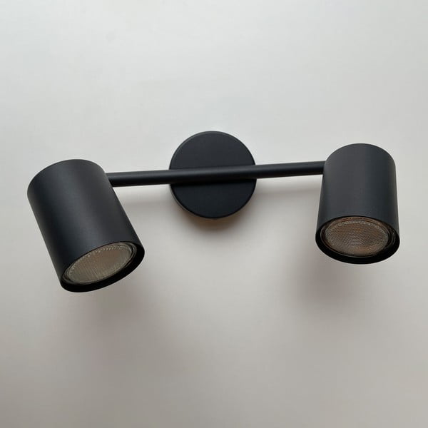 Černé kovové LED bodové svítidlo 8x30 cm Vano – Fischer & Honsel-image-3