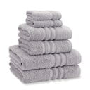 Světle šedé froté bavlněné ručníky a osušky v sadě 6 ks Zero Twist – Catherine Lansfield