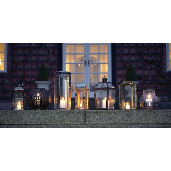 Lucerna Villa Collection Clear Titanium, výška 40 cm-image-1