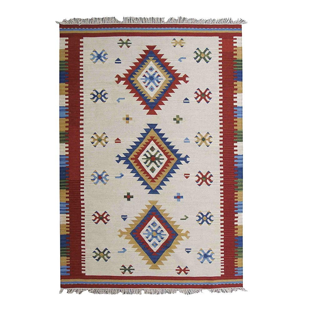 Ručně tkaný koberec Bakero Kilim Mili, 125 x 75 cm