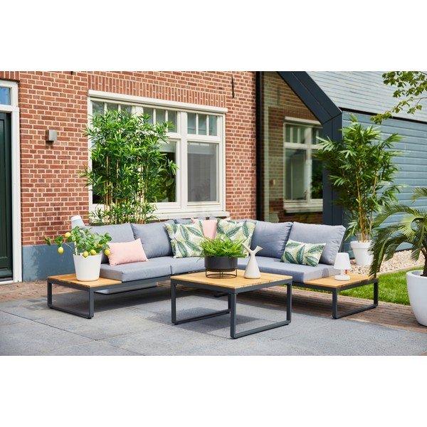 Šedý zahradní lounge set pro 5 Madeira – Hartman-image-2