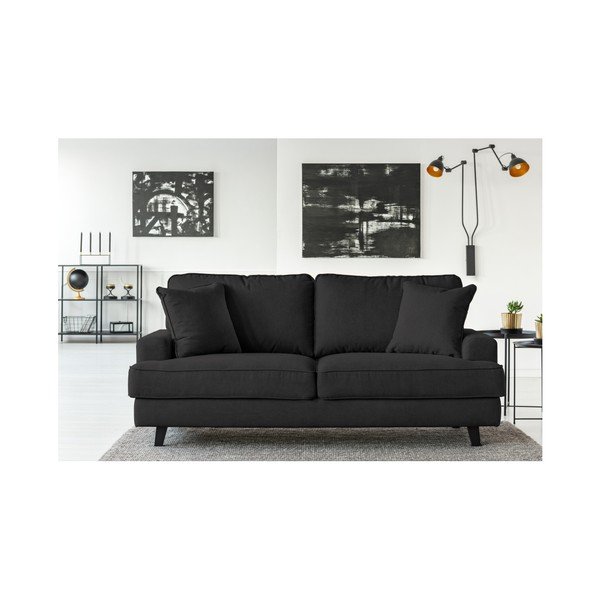 Černá pohovka pro tři Cosmopolitan design Berlin-image-3