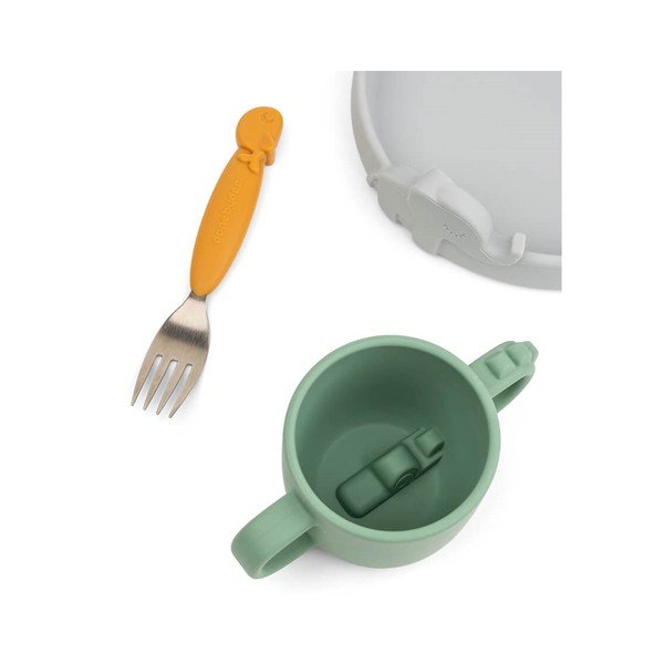 3dílný dětský jídelní set Done by Deer Peekaboo Dinner-image-2