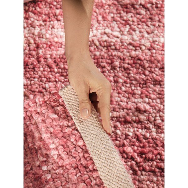 Tmavě růžový ručně tkaný koberec z materiálu bouclé 160x230 cm Notting Hill Portobello – Ted Baker-image-3