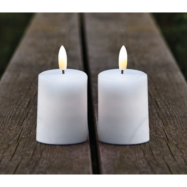 Venkovní LED svíčky v sadě 2 ks (výška 6,5 cm) Sille – Sirius-image-1