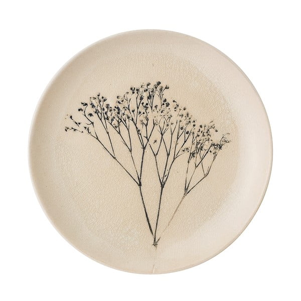 Hnědý dezertní  talíř z kameniny ø 22 cm Bea – Bloomingville