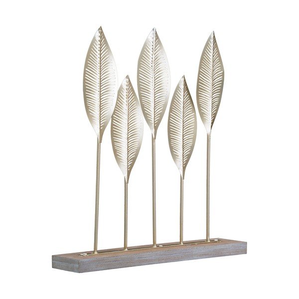 Dekorativní soška ve zlaté barvě Mauro Ferretti Shot Leaf-image-2