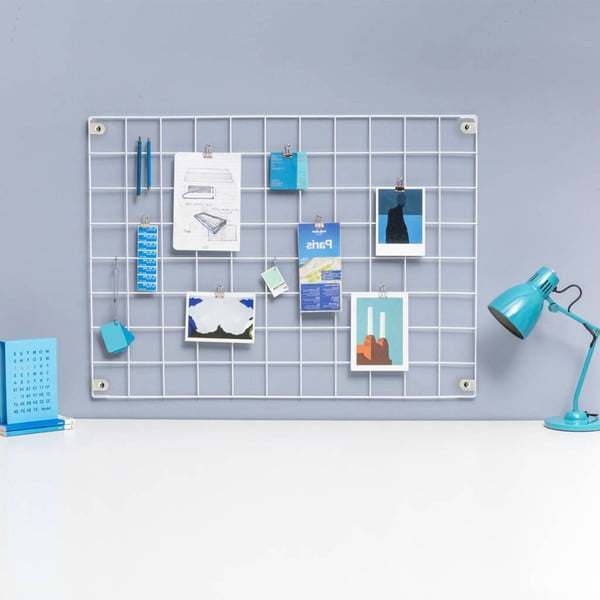 Bílá kovová nástěnka Reminder, 50 x 70 cm-image-2