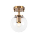 Stropní svítidlo v mosazné barvě se skleněným stínidlem ø 15 cm Atmaca – Opviq lights
