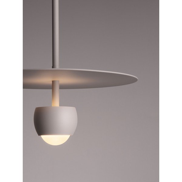 Béžové hliníkové LED závěsné svítidlo ø 30 cm Edem – Nova Luce-image-1