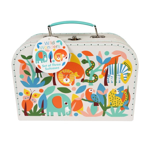 Dětské kufříky v sadě 3 ks Wild Wonders – Rex London-image-2
