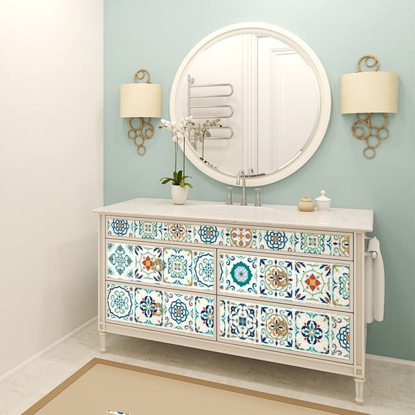 Sada 60 samolepek na nábytek Ambiance Neo, 10 x 10 cm-image-1