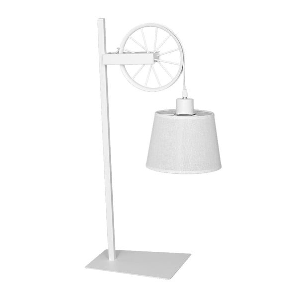 Bílá stolní lampa Glimte Bang II