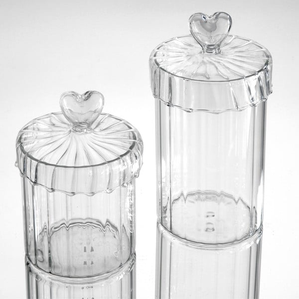 Sada 2 dóz Heart Jars