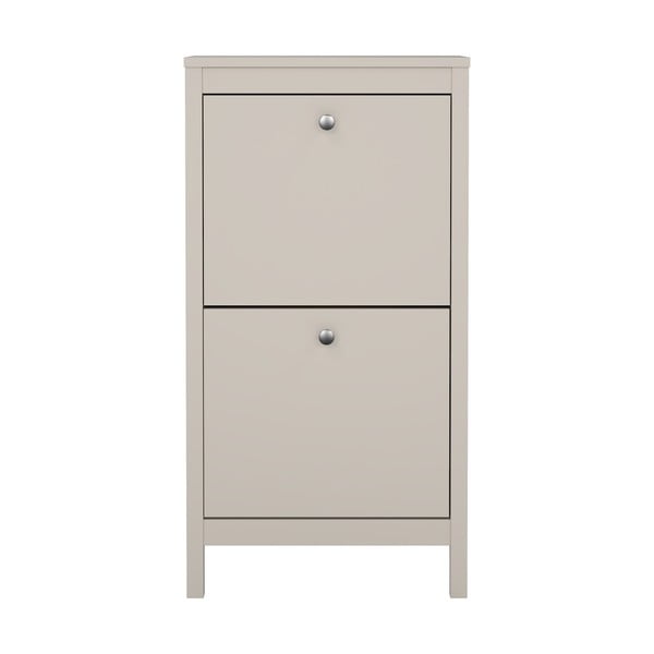 Šedobéžový výklopný botník Madrid – Tvilum-image-2