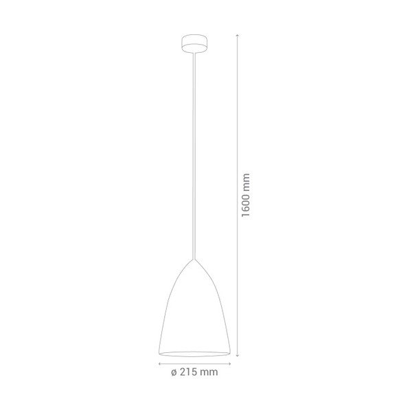 Žluté závěsné svítidlo SULION Glassy-image-1