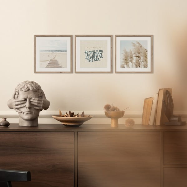 Obrazy v sadě 3 ks 30x40 cm Seaside – Styler-image-1