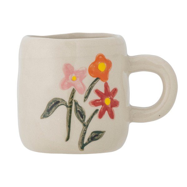 Krémový dětský hrnek z kameniny 110 ml Millie – Bloomingville Mini