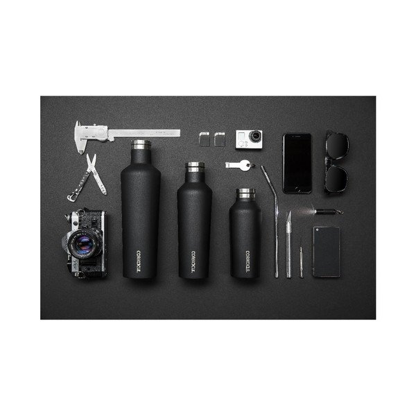 Černá cestovní termolahev z nerezové oceli Corkcicle Canteen, 470 ml-image-1