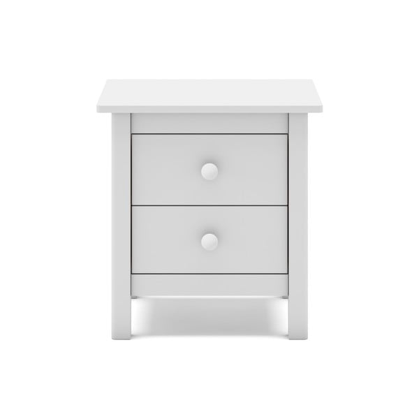 Bílý dětský noční stolek z borovicového dřeva Max – Marckeric-image-3