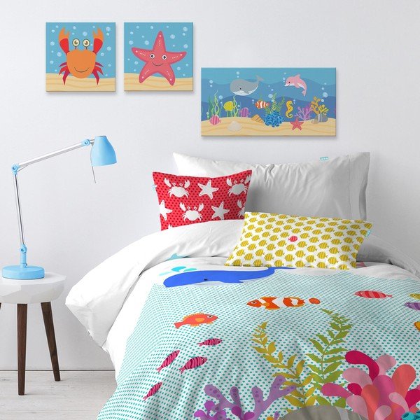 Obraz Little W Under The Sea B, 27 x 27 cm-image-1