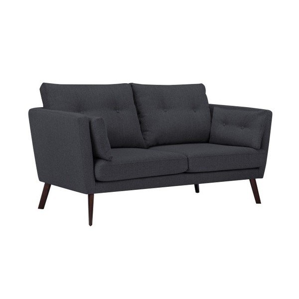 Tmavě šedá 2místná pohovka Mazzini Sofas Elena