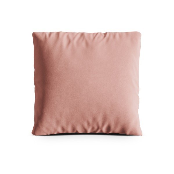 Růžový sametový polštář na gauč Kemi – Cosmopolitan Design