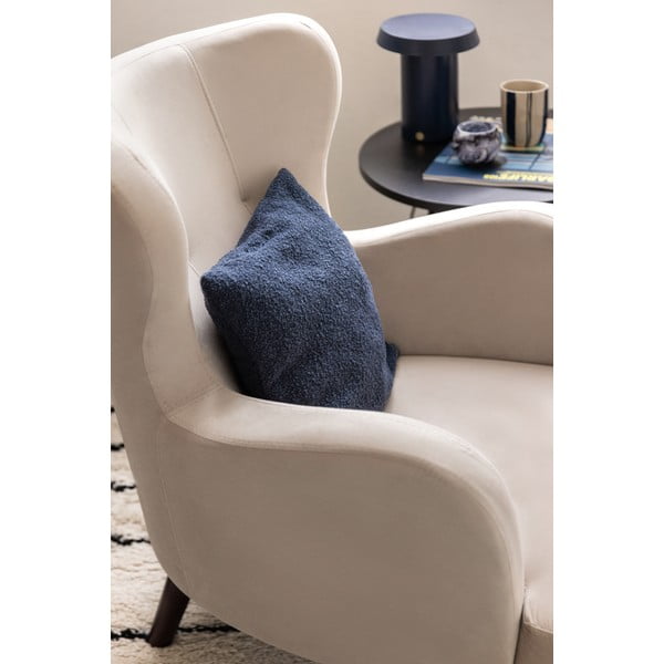 Sametové křeslo ušák v mentolové barvě Noemye – Bonami Selection-image-1