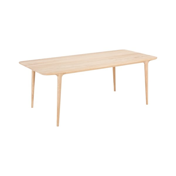 Jídelní stůl z dubového dřeva 90x200 cm Fawn – Gazzda