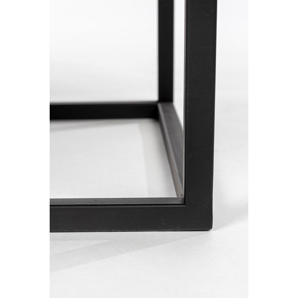 Černá ratanová vinotéka na 8 lahví, 80x100 cm Guuji - White Label-image-1