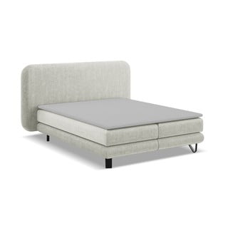 Béžová boxspring postel 140x200 cm Ilima – Makamii