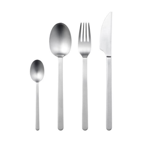 Nerezový příbor ve stříbrné barvě 16 ks Norm – Gense